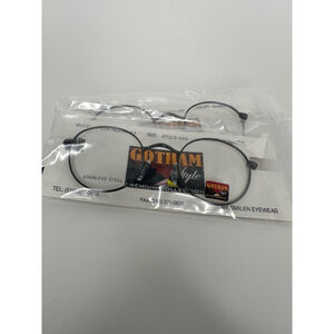 Gotham Style Black Eyeglasses 47021 Size 145